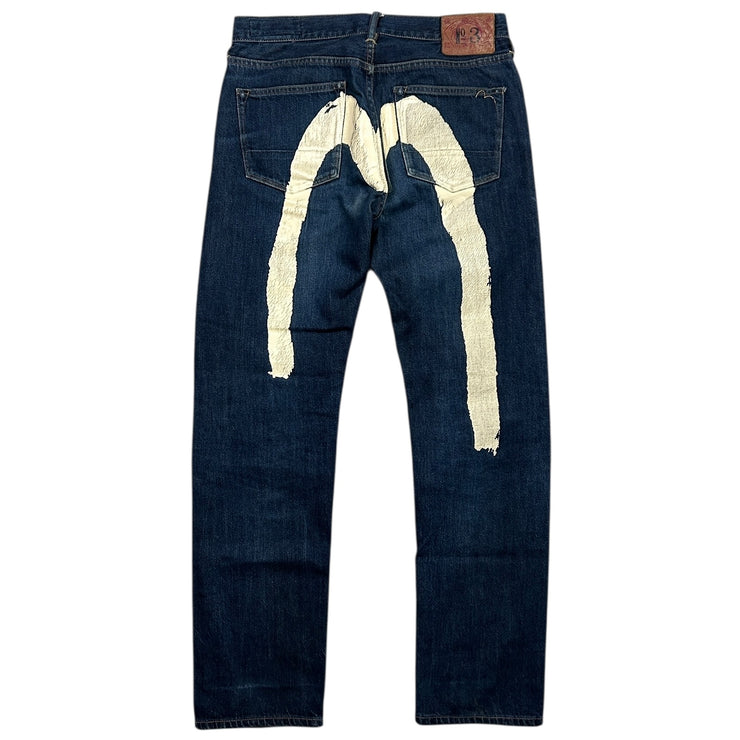 Evisu No.3 Daicock Blue Denim Jeans
