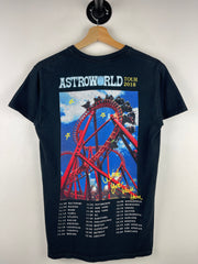 Travis Scott SS19 Astroworld Roller Coaster Black Tee