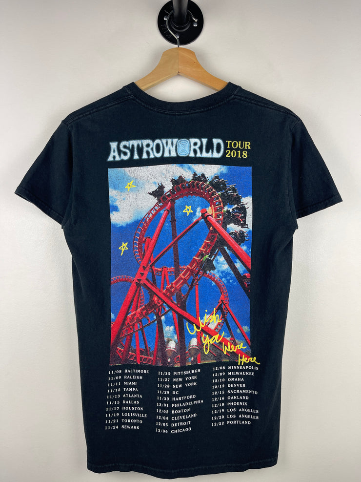Travis Scott SS19 Astroworld Roller Coaster Black Tee