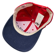 Vintage 90s Bud Light Beer Red Snapback Hat