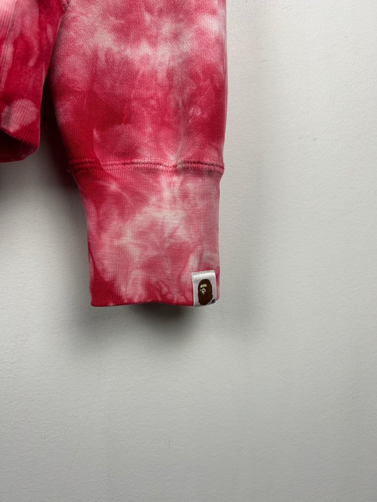 Bape Ponr Shark Tie Dye Full Zip Hoodie