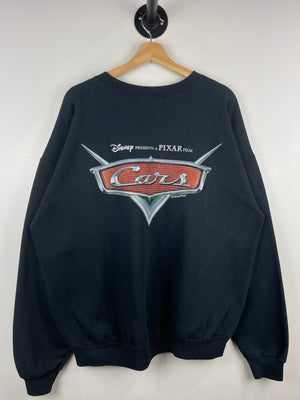 Vintage 2006 Disney Cars Movie Valvoline Black Crewneck