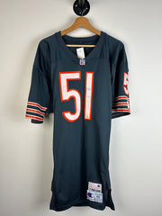 Vintage 90's Champion Chicago Bears Dick Butkus Pro Line Navy Jersey