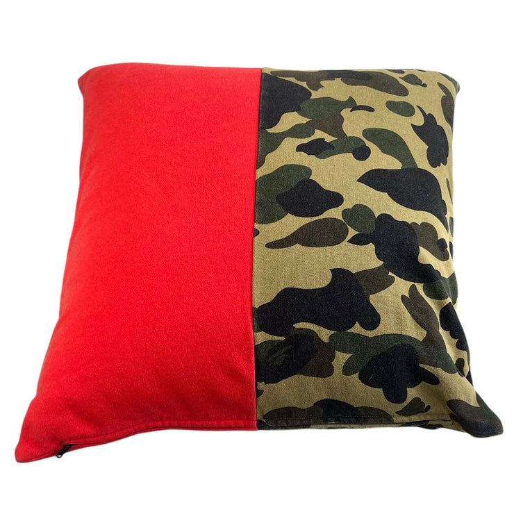Bape 1st Camo Shark Square Cushion Red