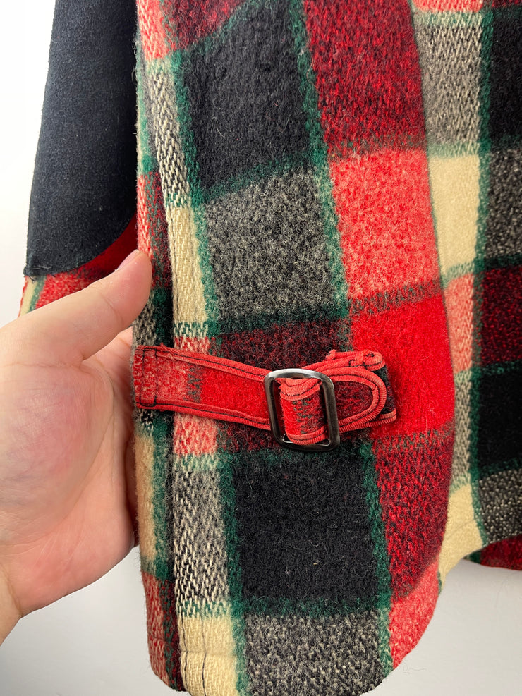 Vintage 50s Woolrich Buffalo Plaid Wool Harrington Hunting True Vintage Jacket