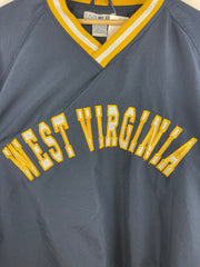Vintage 90s West Virginia Navy Pullover Windbreaker