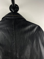 Vintage 90s St Johns Bay Faded Brown Leather Bomber Jacket