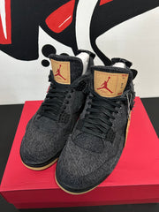 Jordan 4 Levi’s Black (Blank Tab)