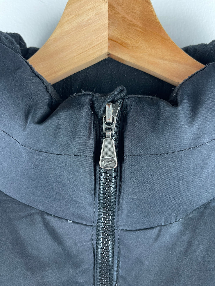 Vintage Nike Spellout Down Filled Black Puffer Jacket