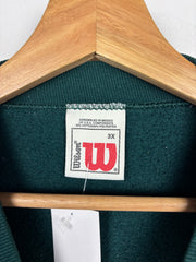 Vintage 90s Wilson Athletic Wear Green Crewneck