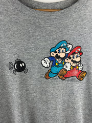 Vintage 2003 Super Mario Bros Grey Tee