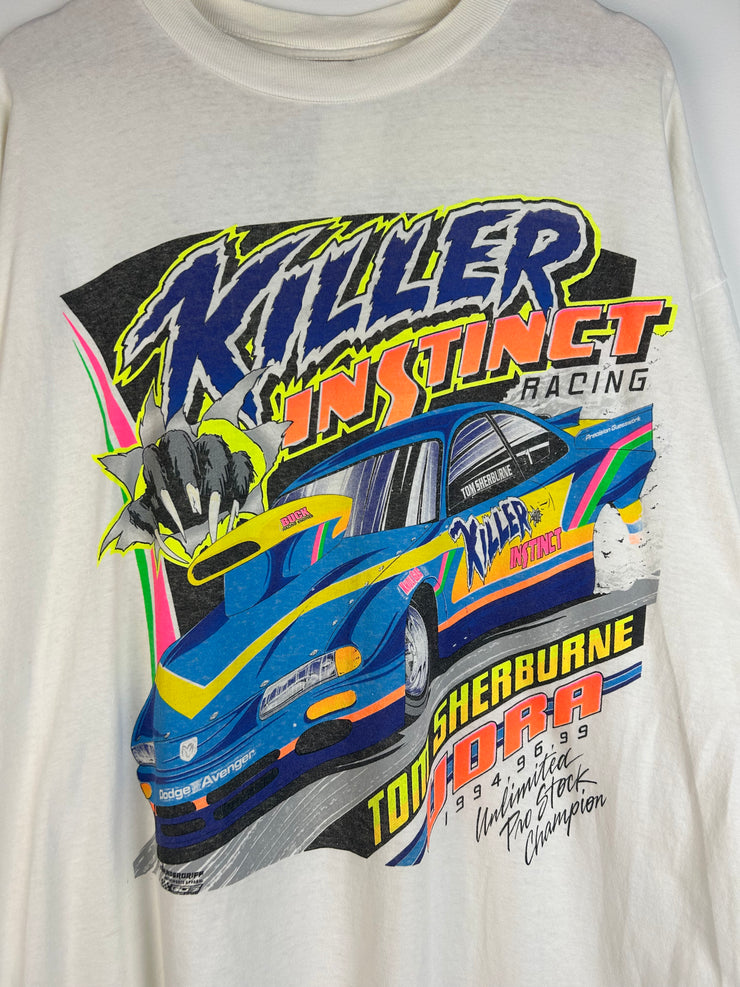 Vintage 1999 Killer Instinct Racing White Tee