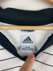 Vintage Adidas Golf White Striped Women’s Polo Shirt