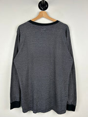 Supreme Micro Stripe Classic Logo Long Sleeve