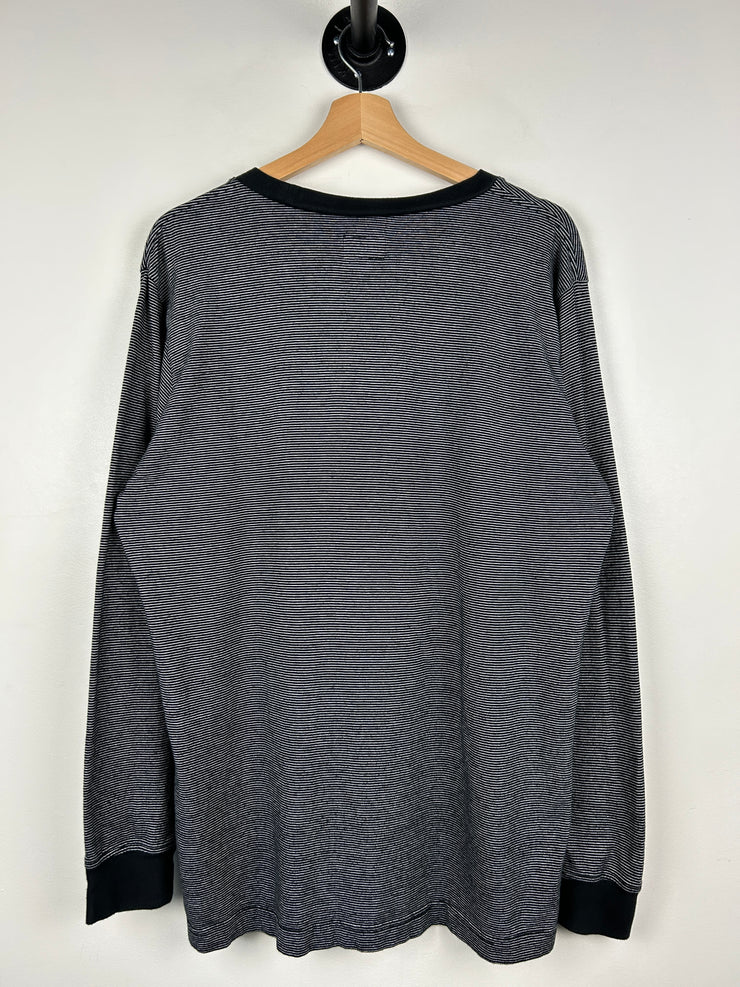 Supreme Micro Stripe Classic Logo Long Sleeve
