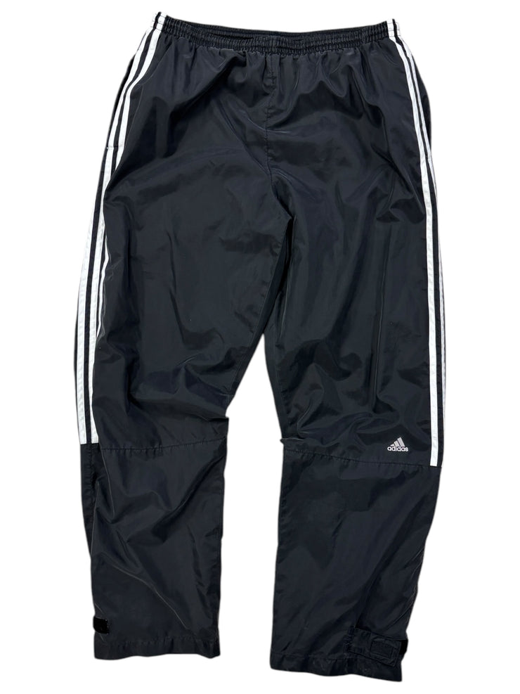 Vintage 90s Adidas 3 Stripe Black Splash Pants