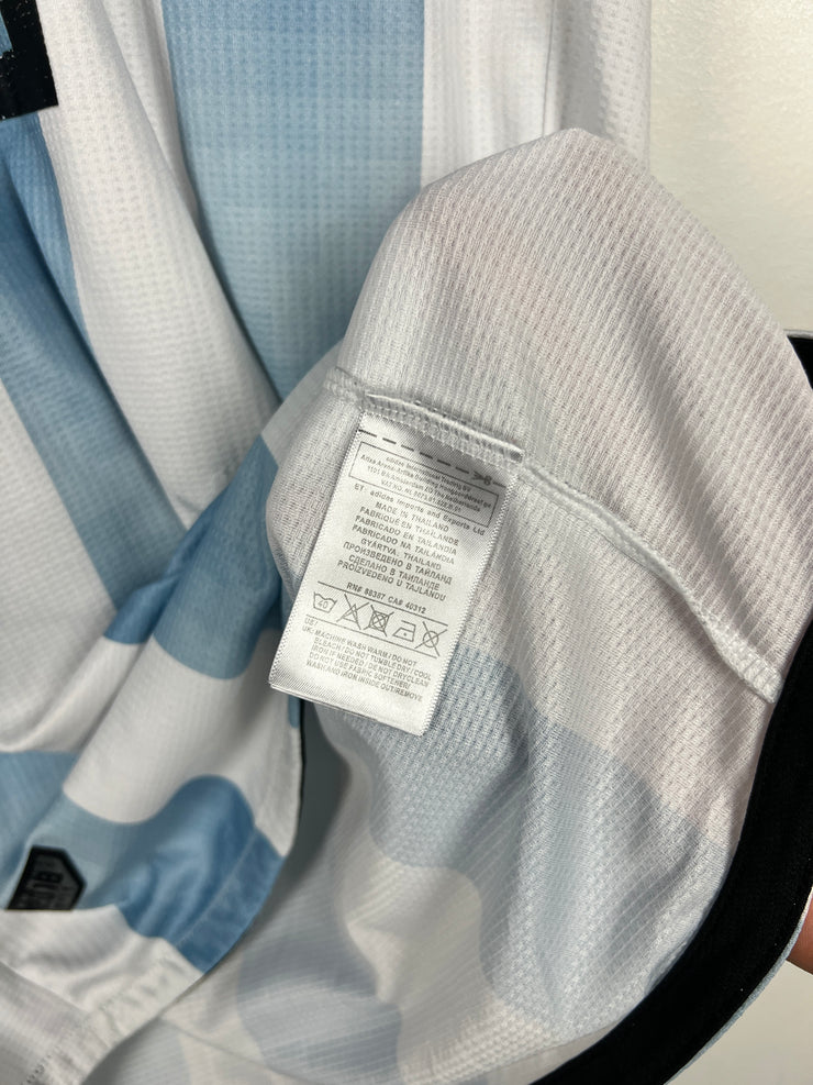 Adidas 2018 Argentina Messi World Cup Blue Soccer Jersey