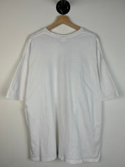 Vintage Y2K Nike Swoosh Spellout White Tee