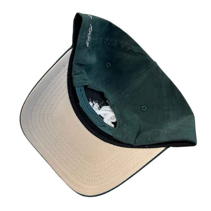 Studio 1999 Atlanta Stars Green Suede Snapback Hat