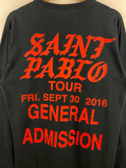Kanye West Saint Pablo Tour Black Long Sleeve
