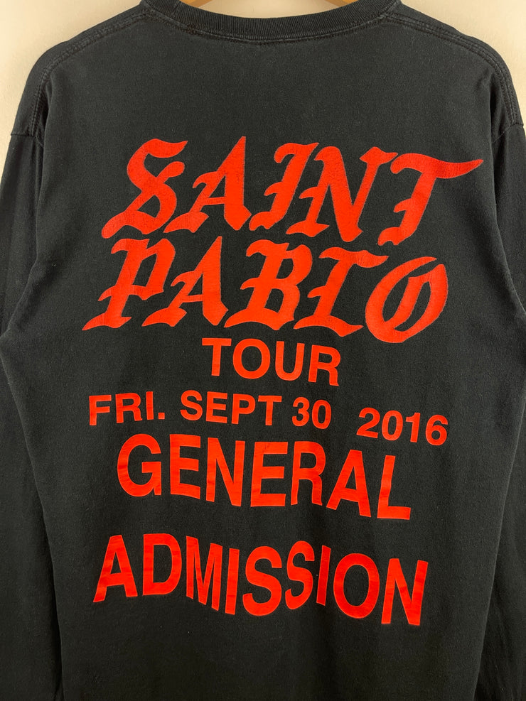 Kanye West Saint Pablo Tour Black Long Sleeve
