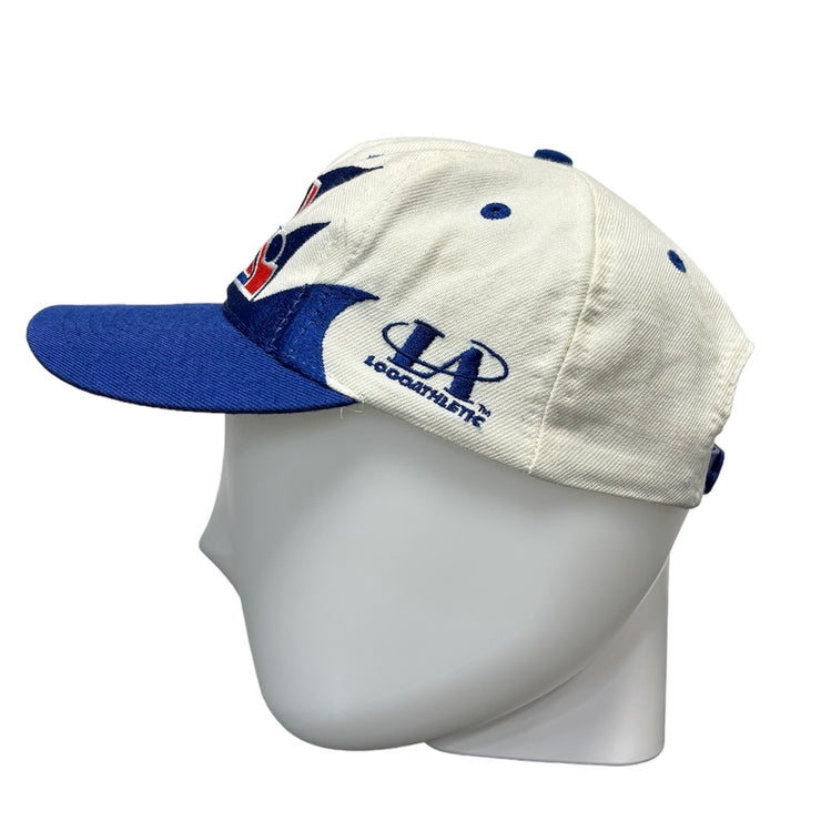 Vintage 90s NHL Logo Athletic Quebec Nordiques Shark Tooth Snapback Hat