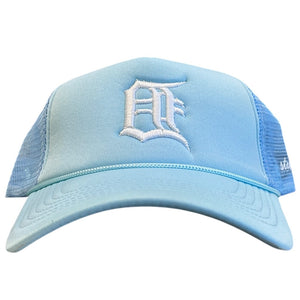Studio 1999 Detroit Baby Blue Trucker Hat