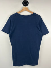 Vintage 90s MLB Logo 7 Atlanta Braves Navy Tee