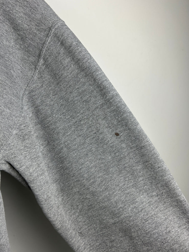 Vintage 90s Russell Atheltic Blank Grey Zip Up Hoodie