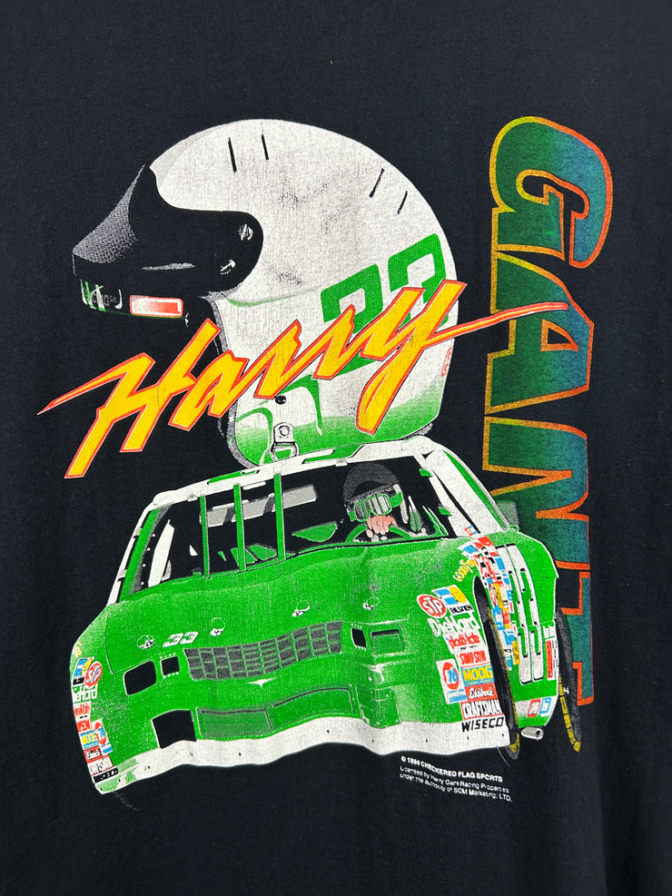 Vintage 90s Nascar Harry Gant Black Tee