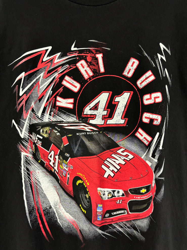 Vintage Nascar Kurt Bush Black Tee