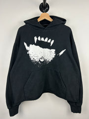 Ken Carson Actual Hate Black Cropped Hoodie
