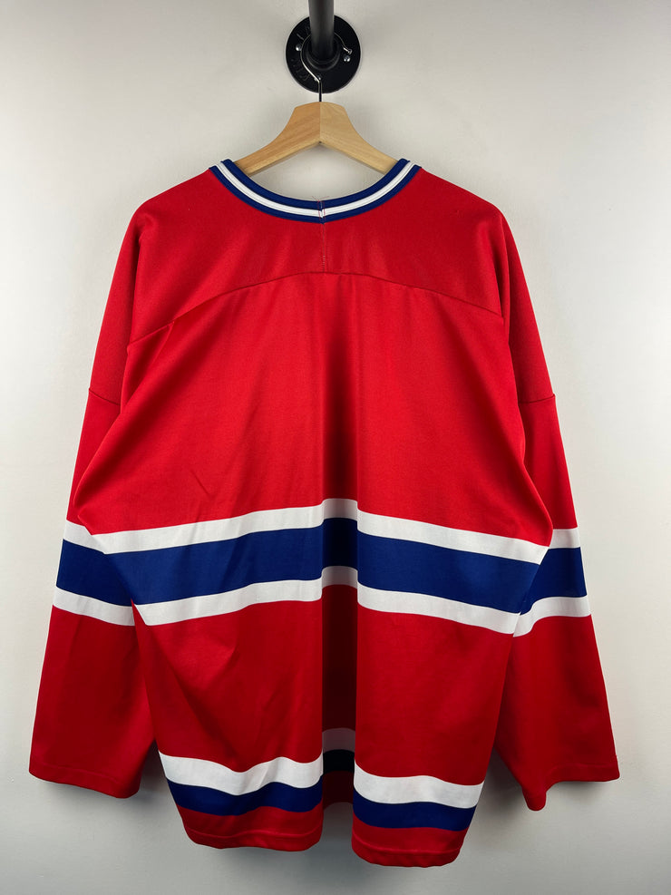 Vintage 90s NHL CCM Montreal Canadiens Red Hockey Jersey