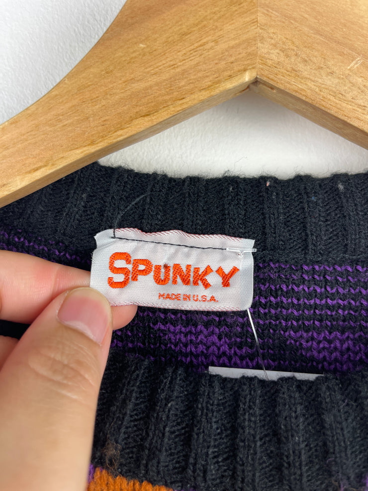 Vintage 90s Spunky Pattern Multi Colour Knit Sweater