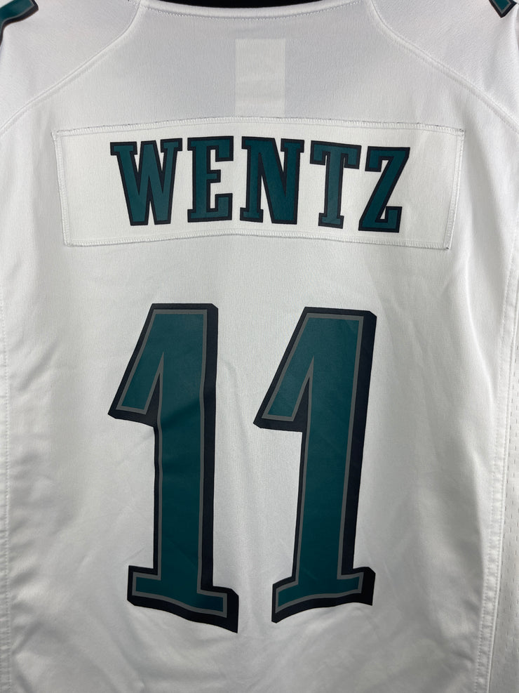 Nike NFL Philadelphia Eagles Wentz White Football Jersey