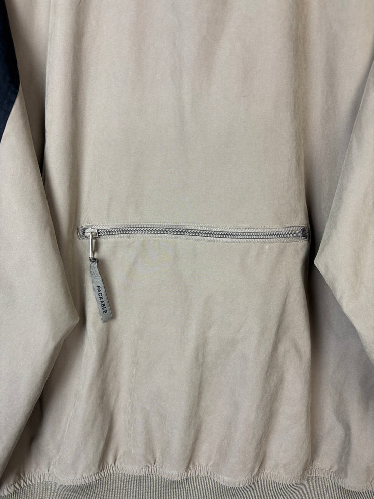 Vintage PGA Tour Golf Beige Pullover Windbreaker