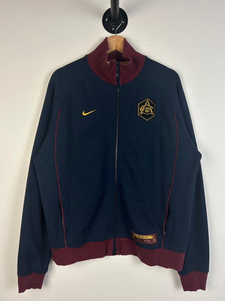 Vintage Y2K Nike Arsenal Navy Track Jacket