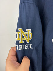 Vintage 90s Reebok Notre Dame Navy Pullover Windbreaker