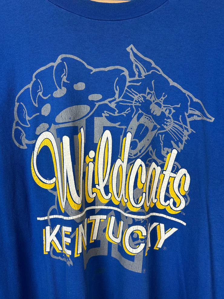 Vintage 90s Kentucky Wildcats Blue Tee