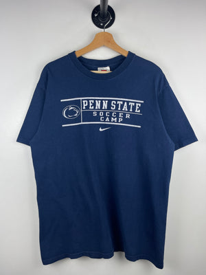 Vintage Nike Penn State Soccer Camp Navy Tee