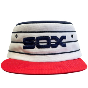 Vintage 80s MLB Sports Specialties Chicago White Sox Pillbox Snapback Hat