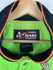 Vintage Nascar Chase Mark Martin Go Daddy Green Racing Jacket