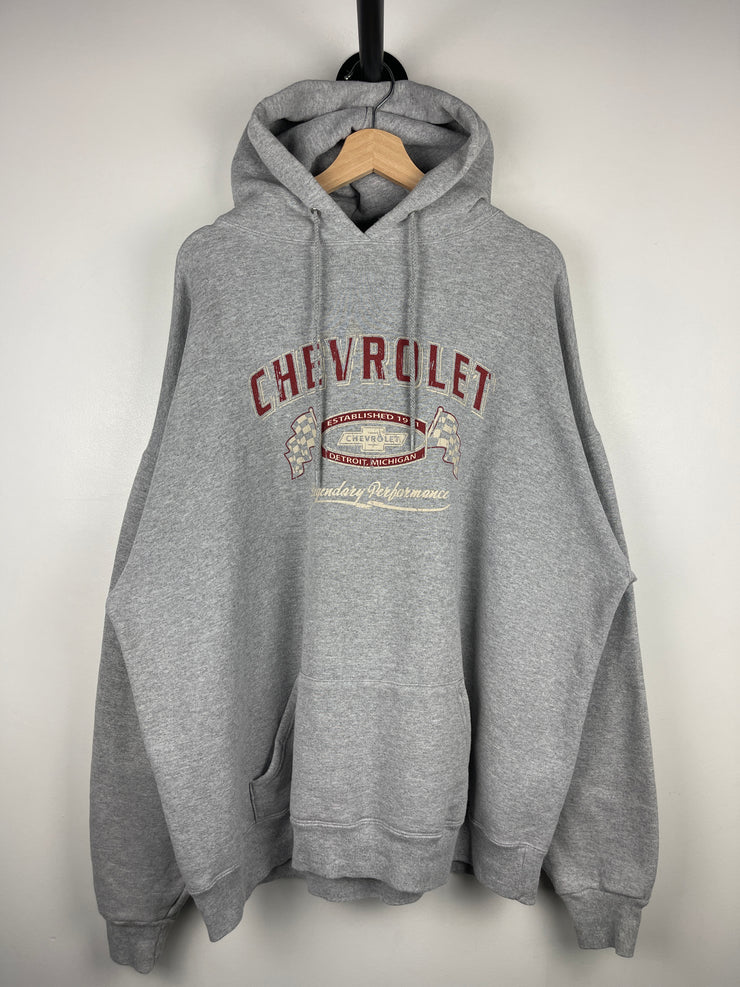 Vintage 90s Chevrolet Legendary Performance Grey Hoodie