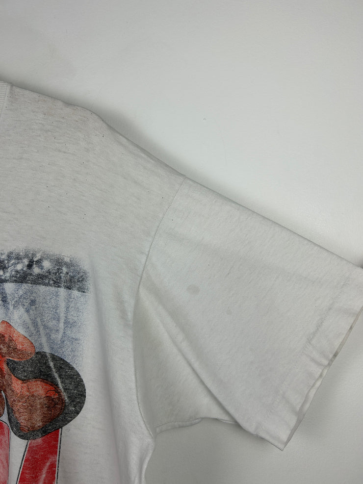 Vintage 80s Akira Fashion Victim Kimono My House Anime Promo White Tee