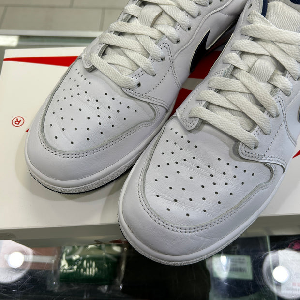 Jordan 1 Low Metallic Navy 85&