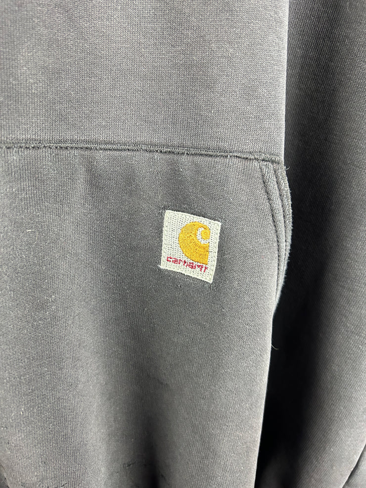 Vintage Carhartt Quarter Zip Black Hoodie