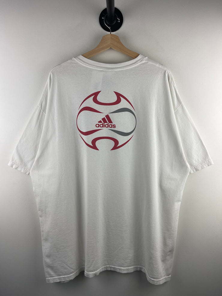 Vintage 2007 Adidas Soccer Indianapolis NSCAA White Tee