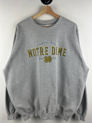 Vintage Notre Dame Fighting Irish Grey Crewneck