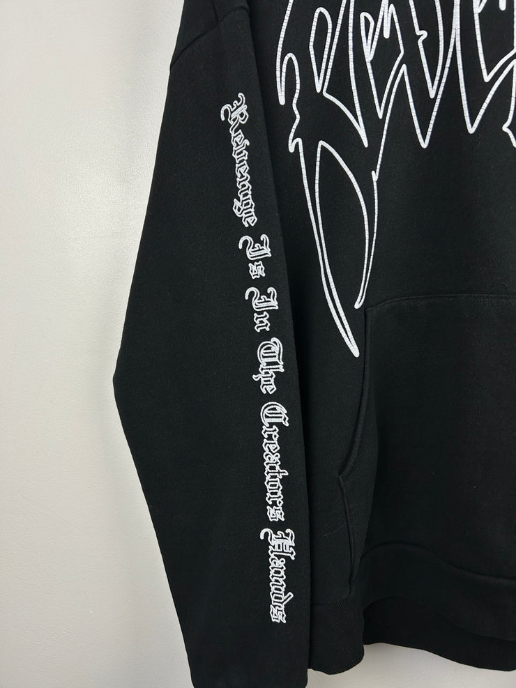 Revenge XXXTentacion Kill Outline Black Hoodie