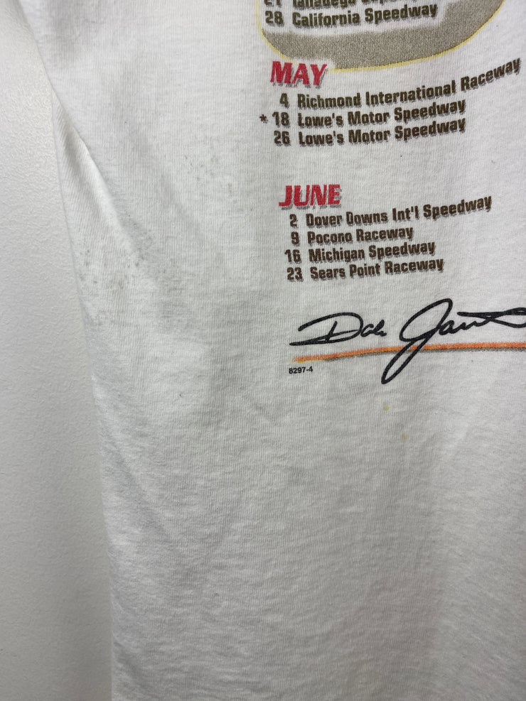 Vintage Nascar Dale Jarrett UPS White Tee